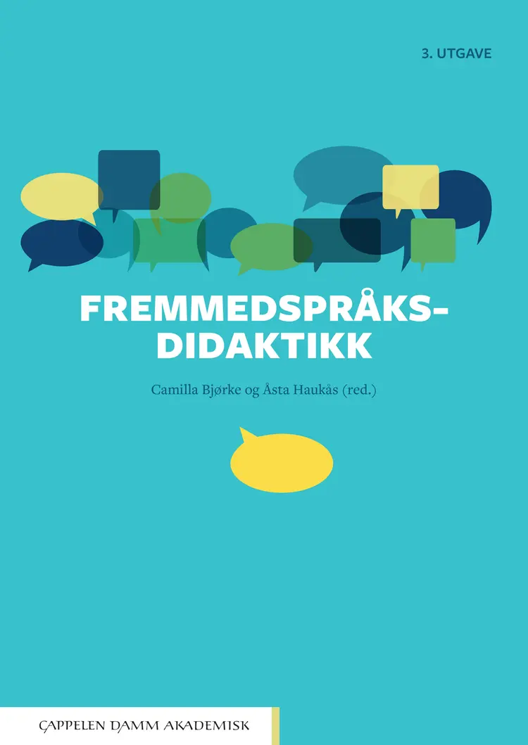 Omslag Fremmedspråksdidaktikk av Camilla Bjørke og Åsta Haukås (red.) (Heftet)