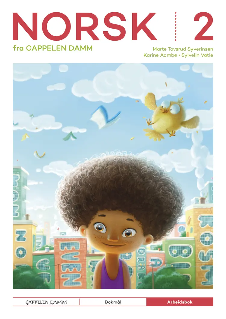 Omslag Norsk 2 fra Cappelen Damm Arbeidsbok av Karine Aambø, Marte Tovsrud Syverinsen og Sylvelin Vatle (Heftet)