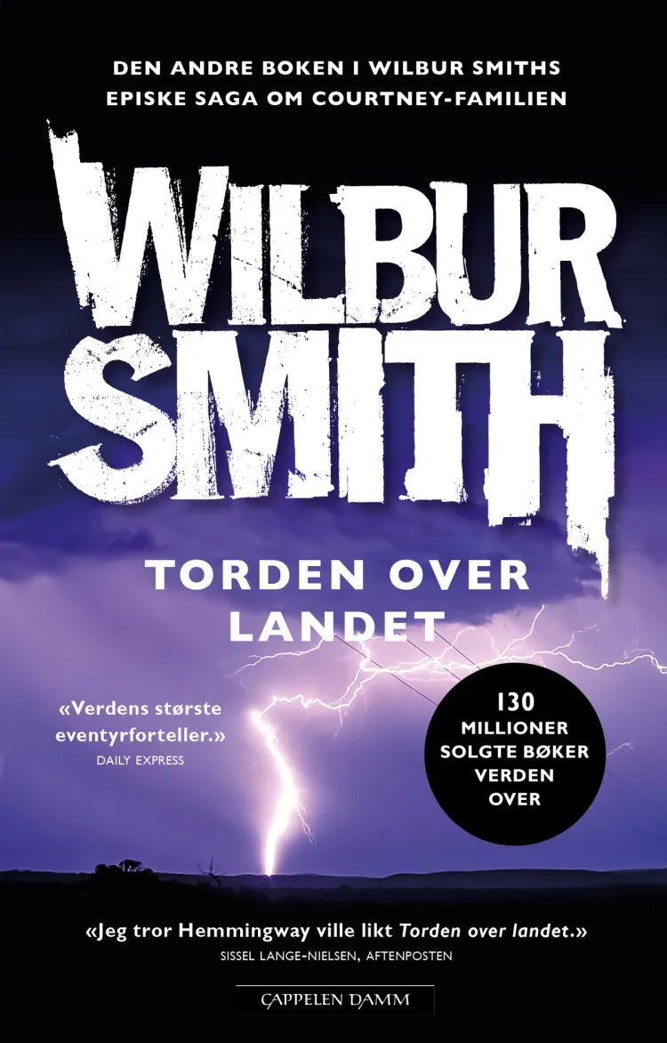Omslag Torden over landet av Wilbur Smith (Heftet)