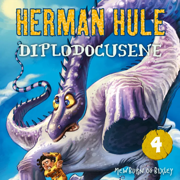Omslag Herman Hule - Diplodocusene av Kyle Mewburn (Lydbok)