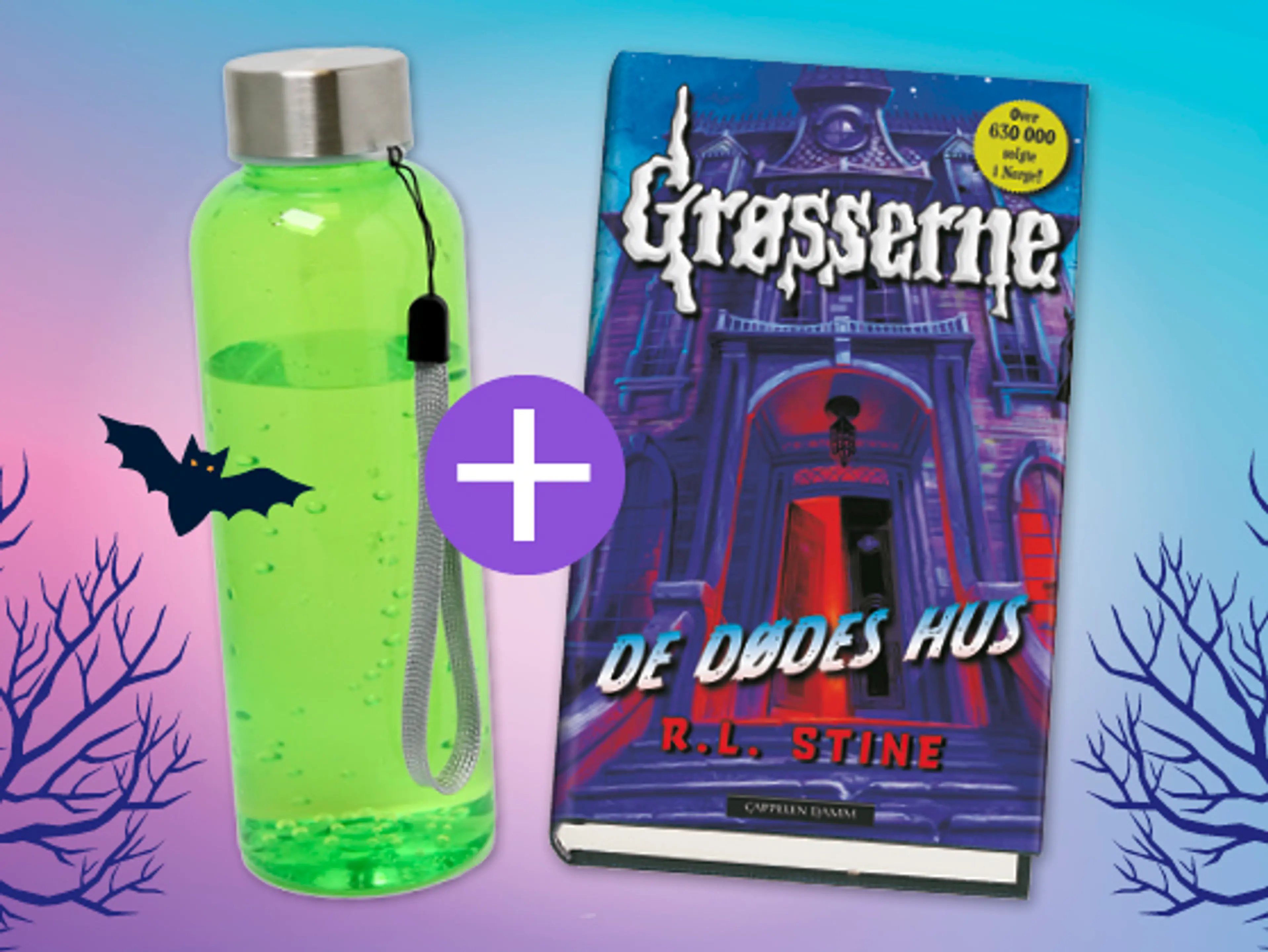 Flaske og bok grøsserne