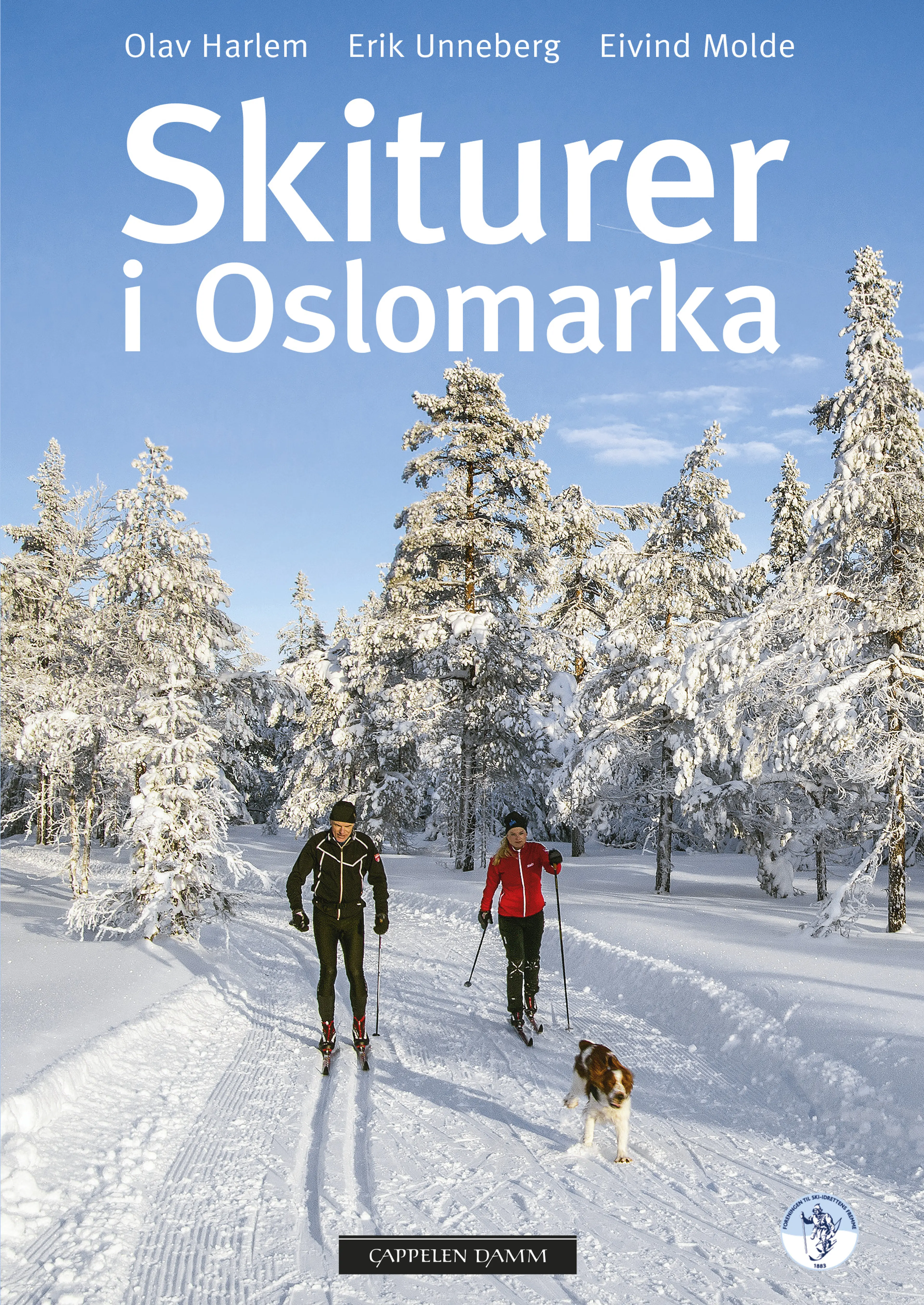 Omslag Skiturer i Oslomarka av Harlem, Olav / Unneberg, Erik / Molde, Eivind (Innbundet)
