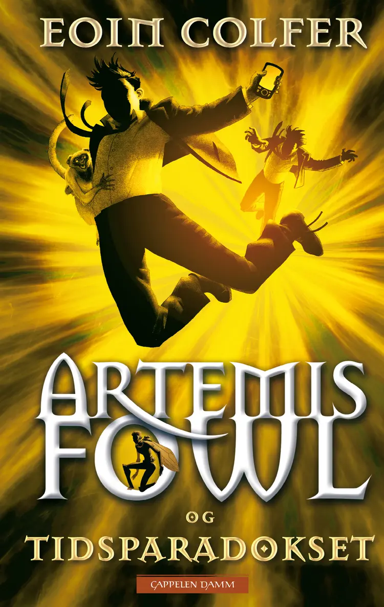 Omslag Artemis Fowl og tidsparadokset av Eoin Colfer (Innbundet)