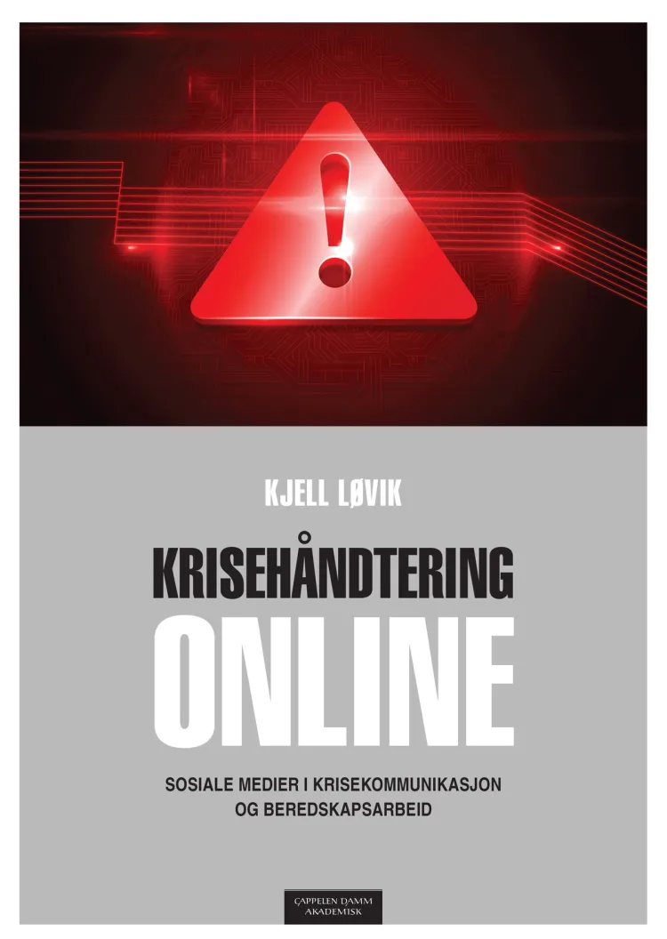 Omslag Krisehåndtering online av Kjell Løvik (Heftet)