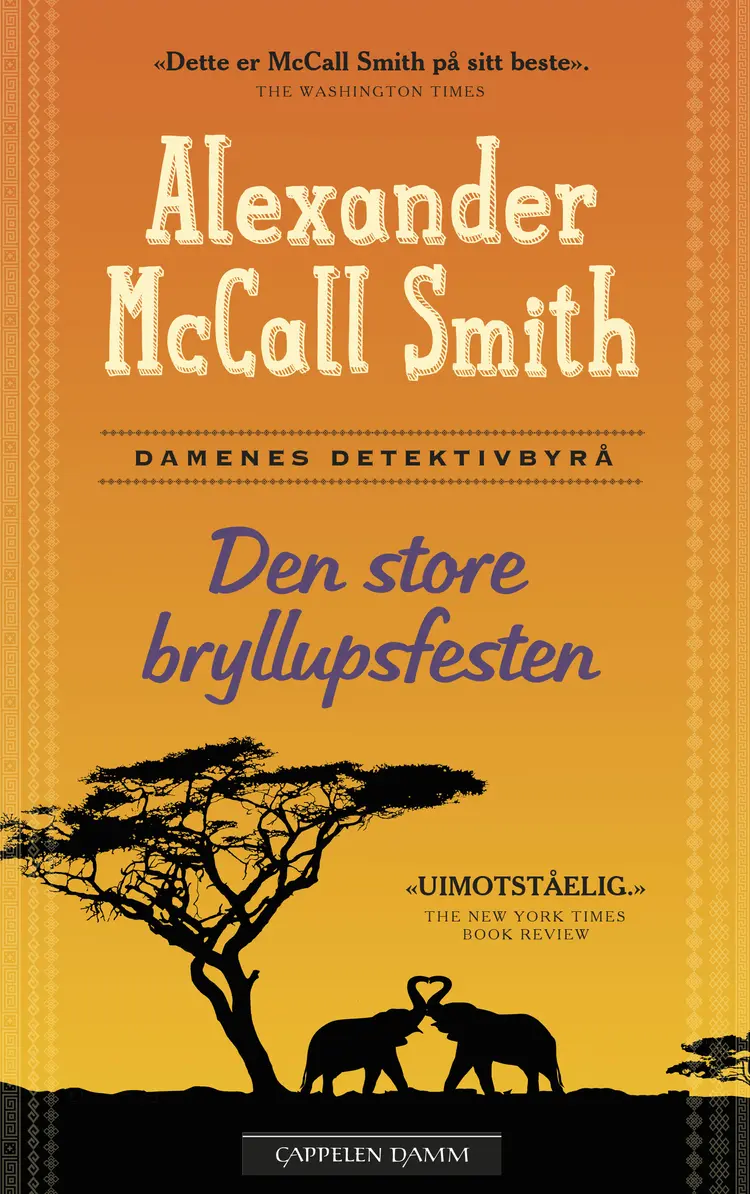 Omslag Den store bryllupsfesten av Alexander McCall Smith (Innbundet)