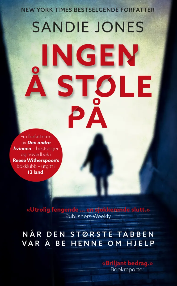 Omslag Ingen å stole på av Sandie Jones (Ebok)