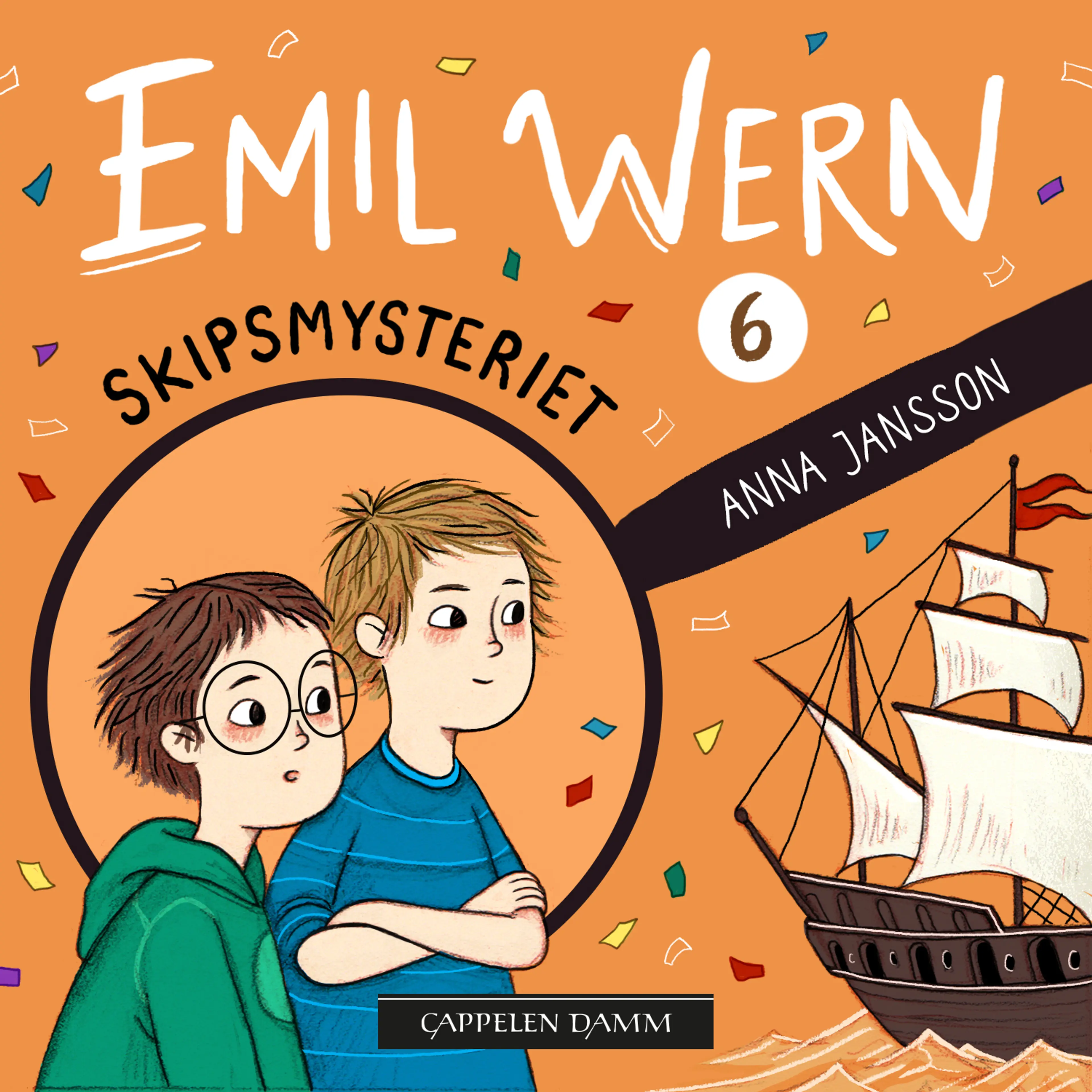 Omslag Emil Wern: Skipsmysteriet av Anna Jansson (Lydbok)