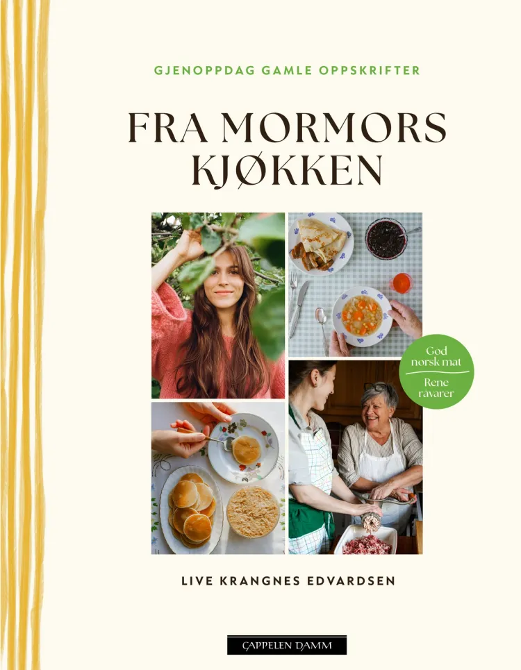 Omslag Fra mormors kjøkken av Live Krangnes Edvardsen (Innbundet)