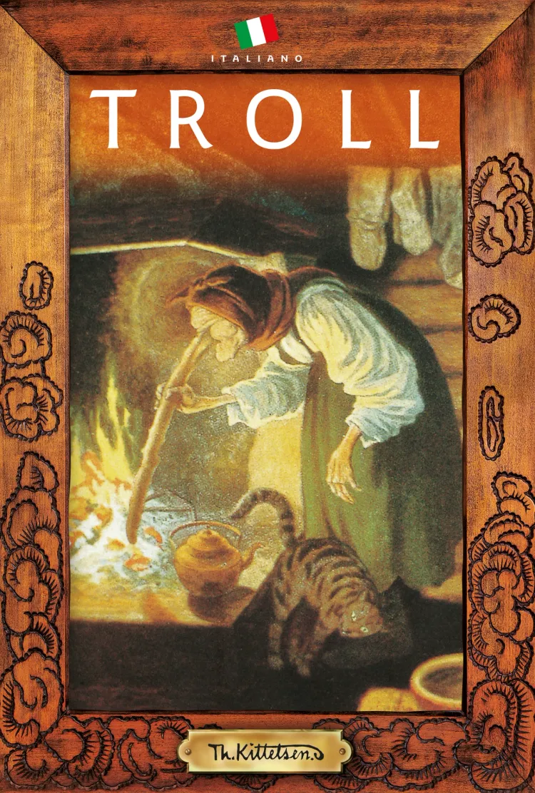 Omslag Troll (Th. Kittelsen) (italiensk) (Innbundet)