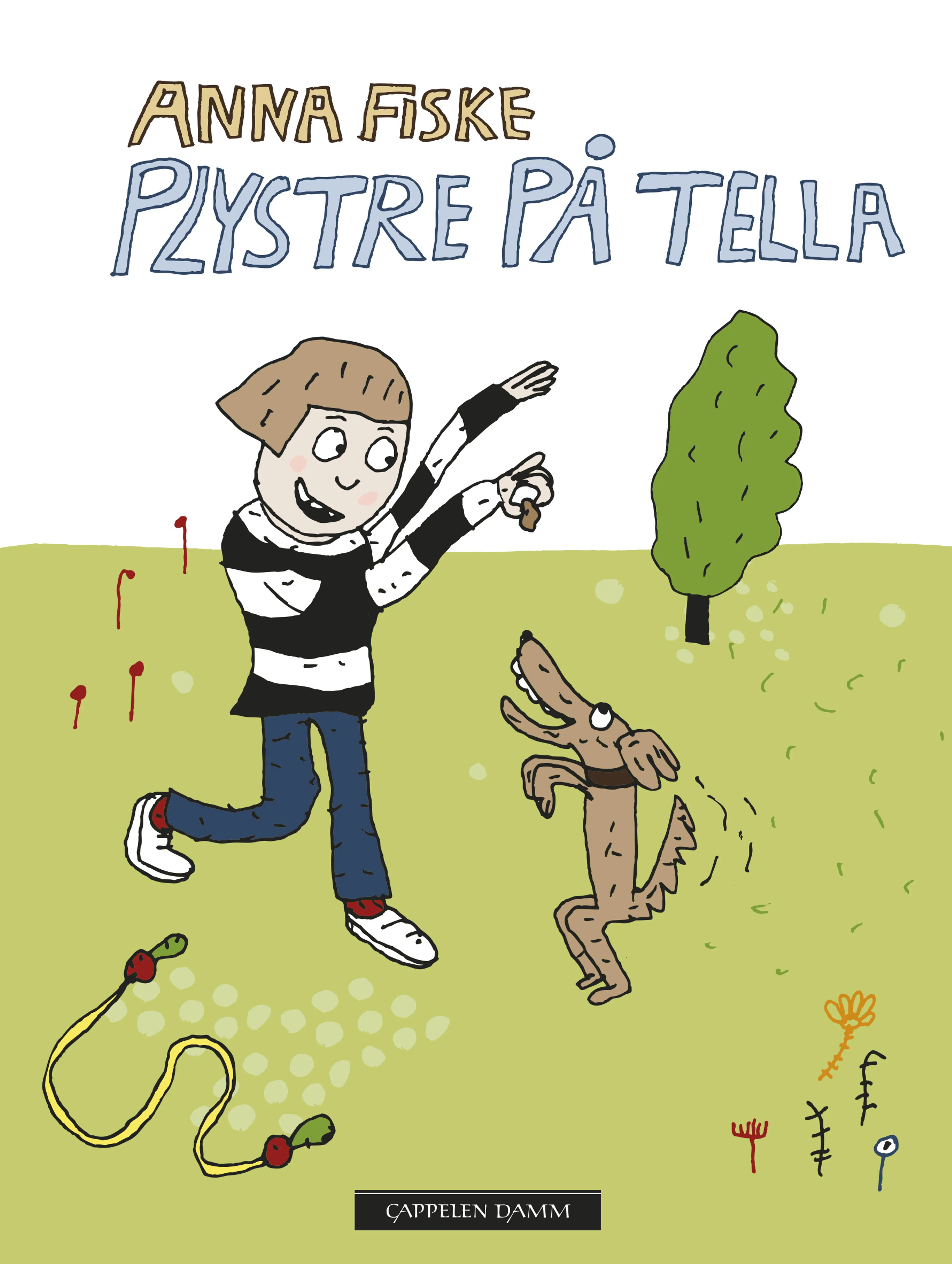 Omslag Plystre på Tella av Anna Fiske (Innbundet)