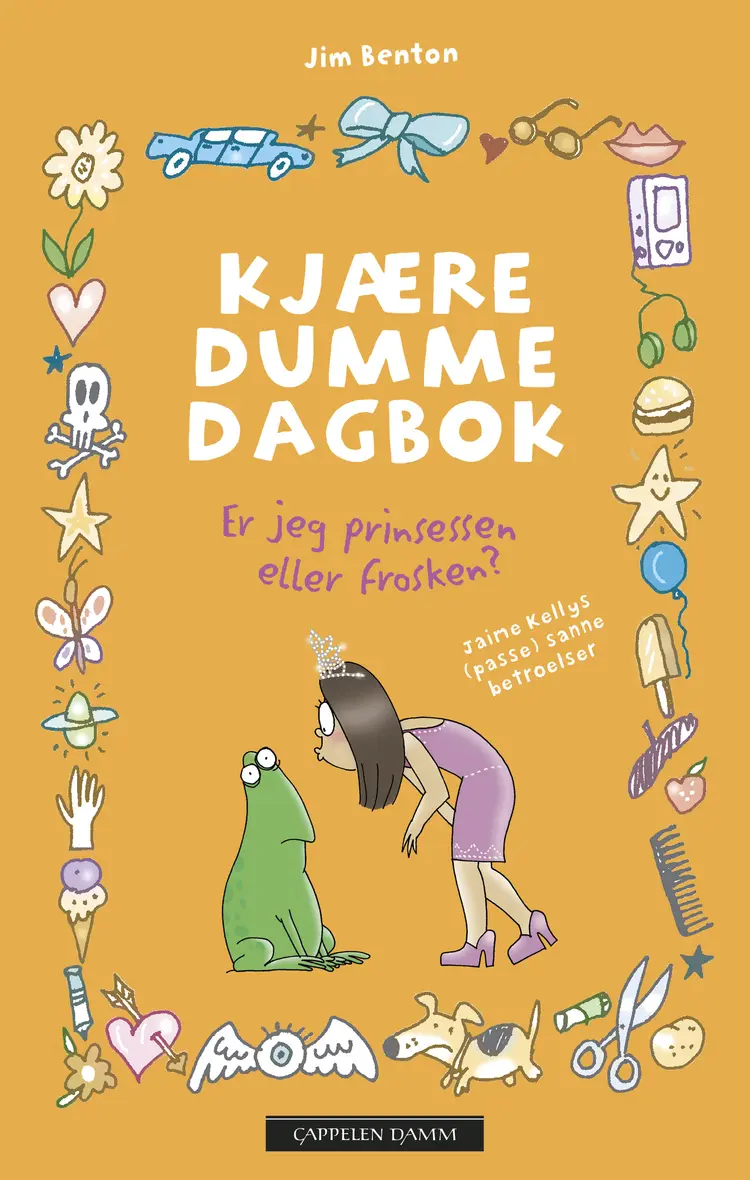 Omslag Kjære dumme dagbok 3 - Er jeg prinsessen eller frosken? av Jim Benton (Ebok)