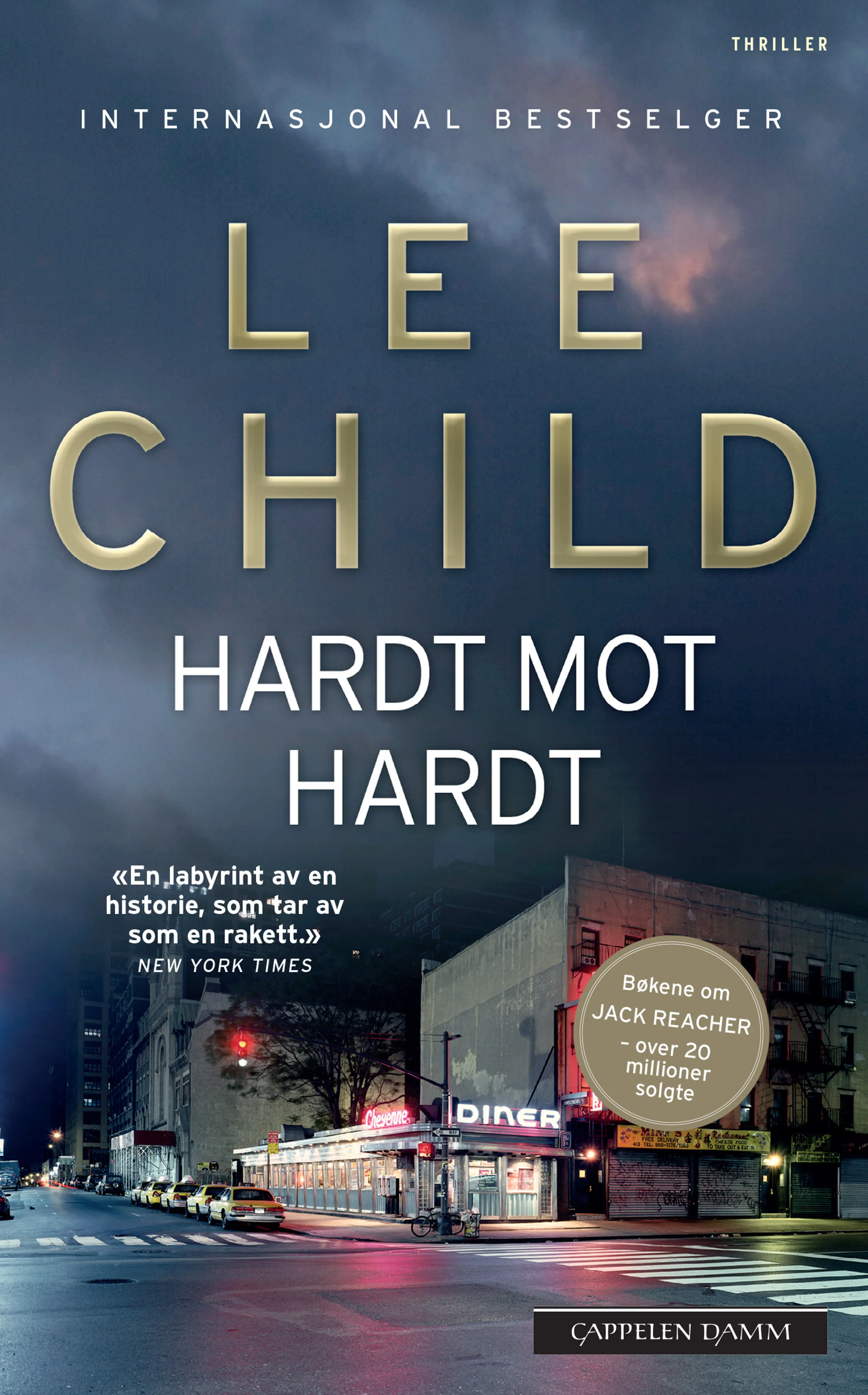 Omslag Hardt mot hardt av Lee Child (Heftet)