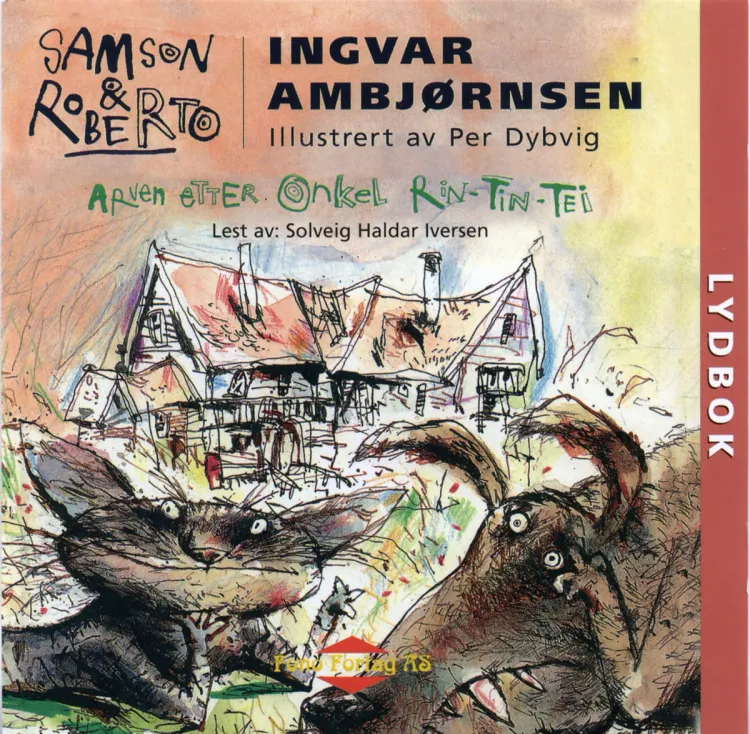 Omslag Arven etter onkel Rin-Tin-Tei av Ingvar Ambjørnsen (CD)