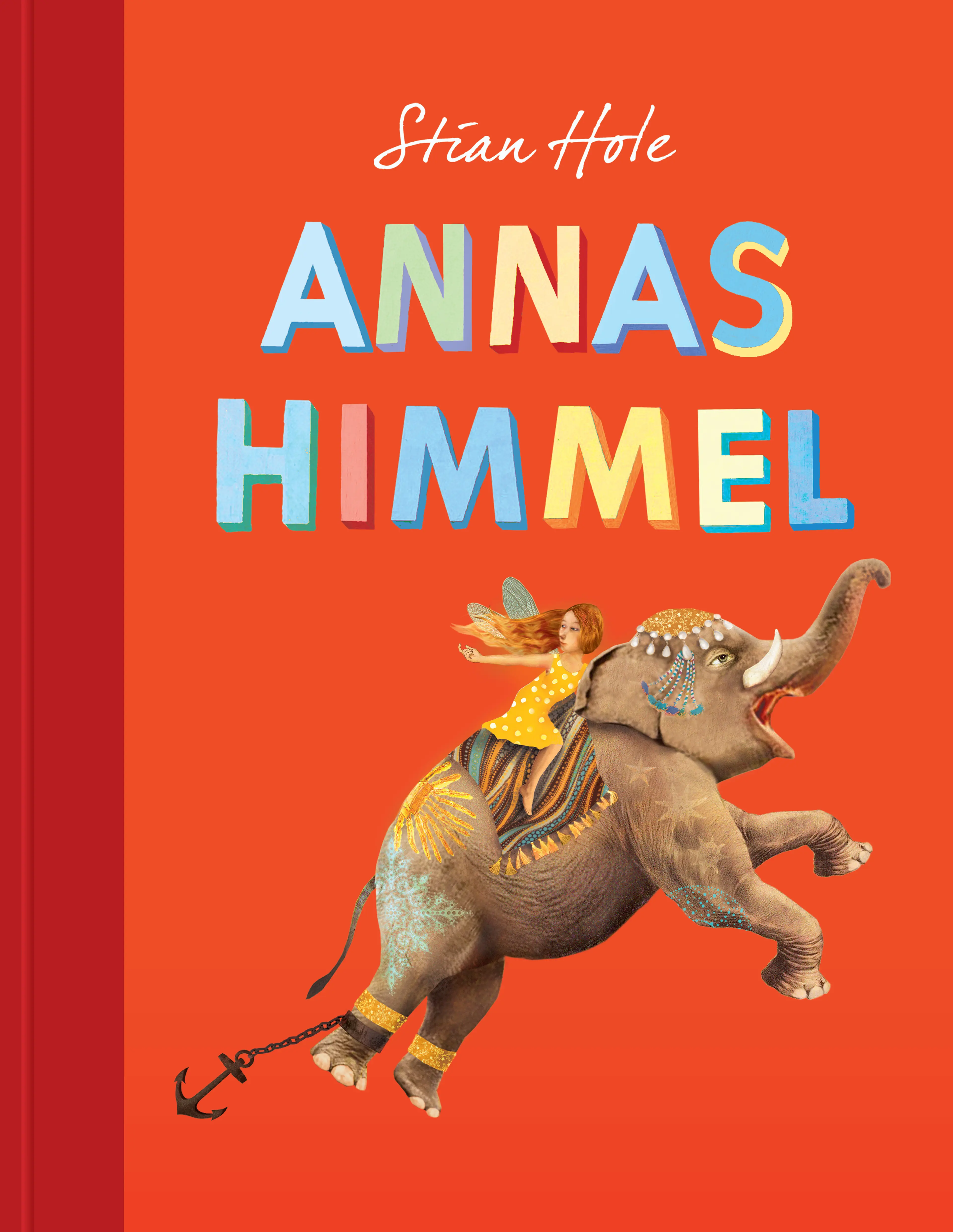 Omslag Annas himmel av Stian Hole (Innbundet)