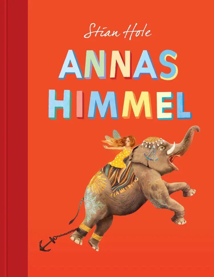 Omslag Annas himmel av Stian Hole (Innbundet)