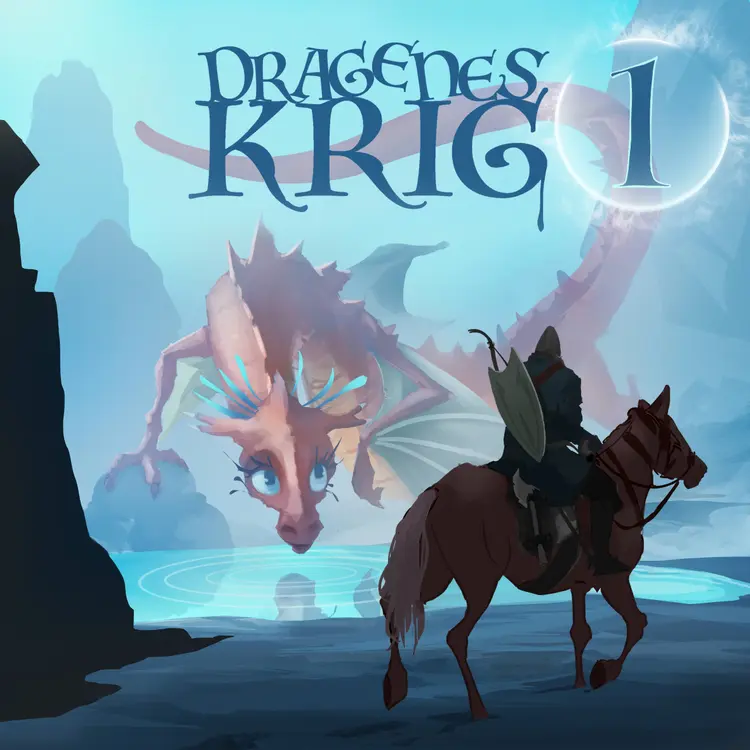 Omslag Dragenes krig 1 av Jon Ewo (Lydbok)