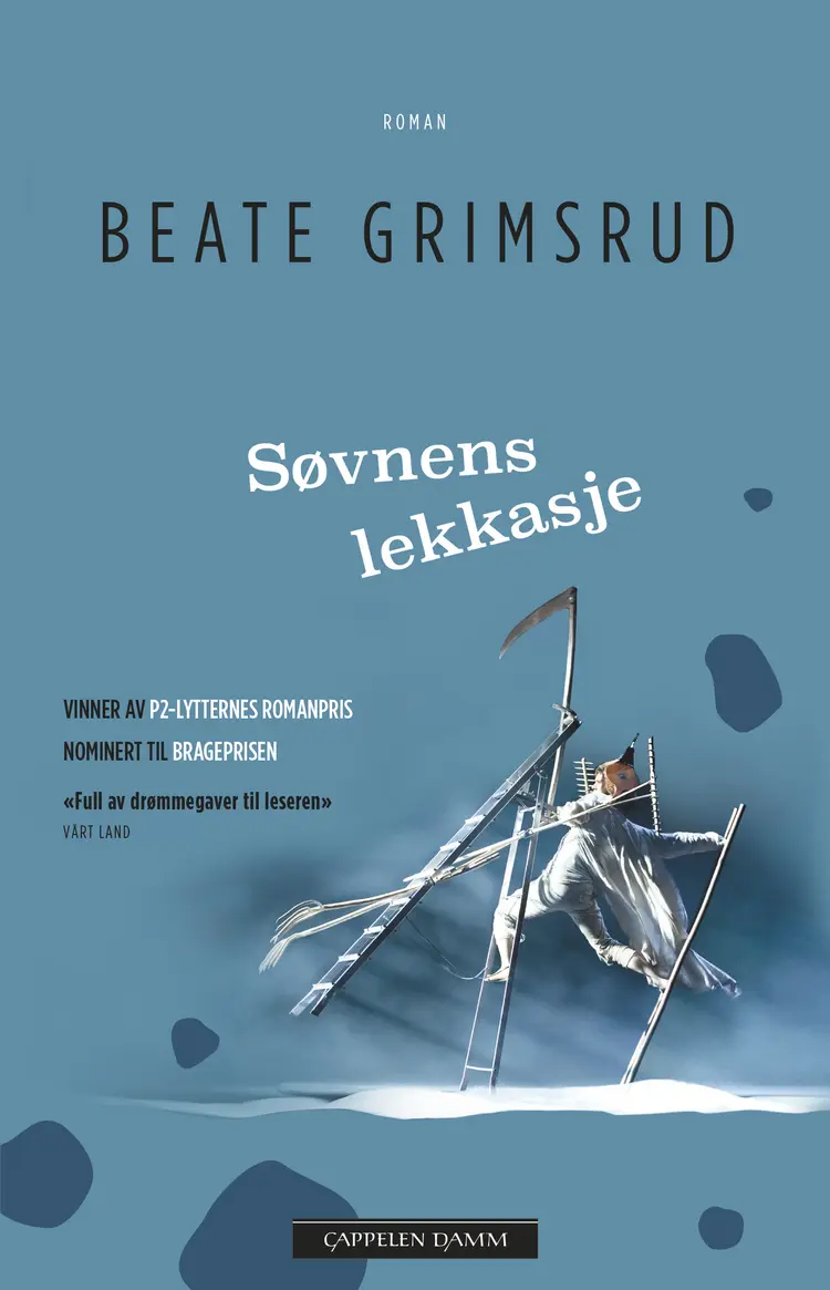 Omslag Søvnens lekkasje av Beate Grimsrud (Heftet)