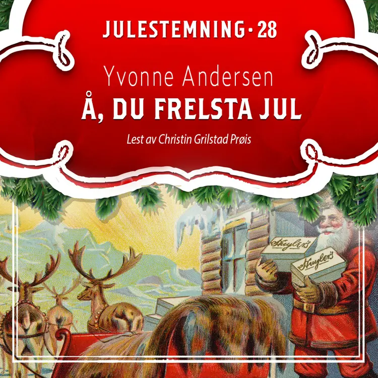 Omslag Å, du frelsta jul av Yvonne Andersen (Lydbok)