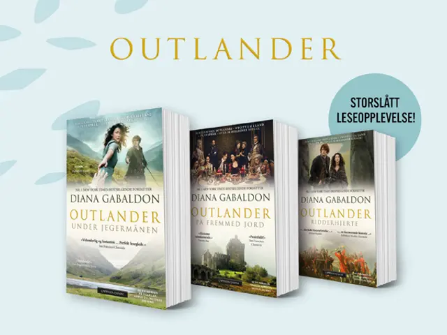 De tre første bøkene i serien Outlander