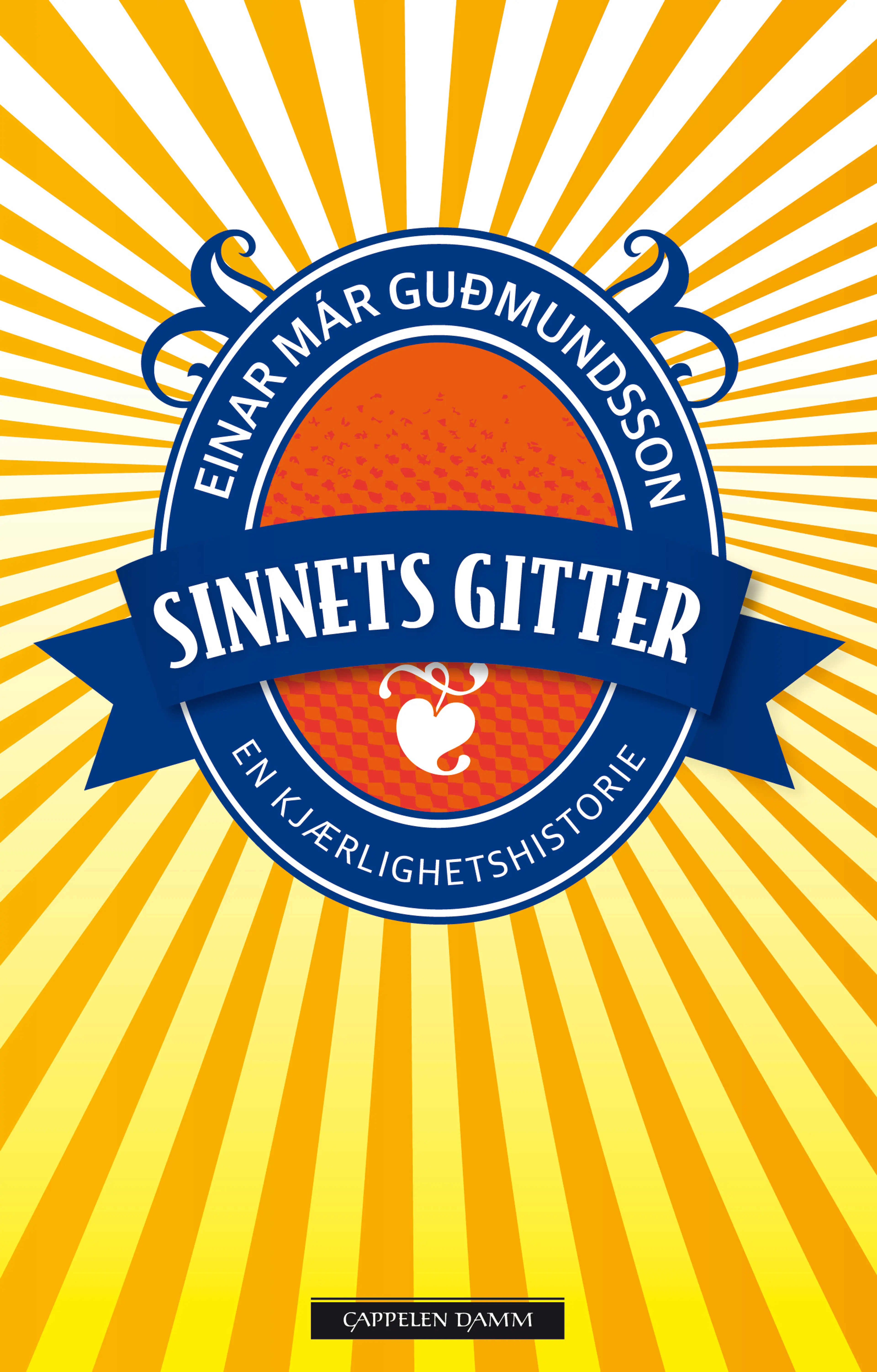 Omslag Sinnets gitter av Einar Már Gudmundsson (Innbundet)