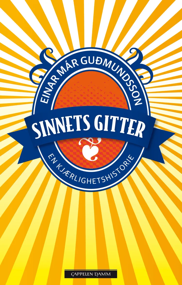 Omslag Sinnets gitter av Einar Már Gudmundsson (Innbundet)
