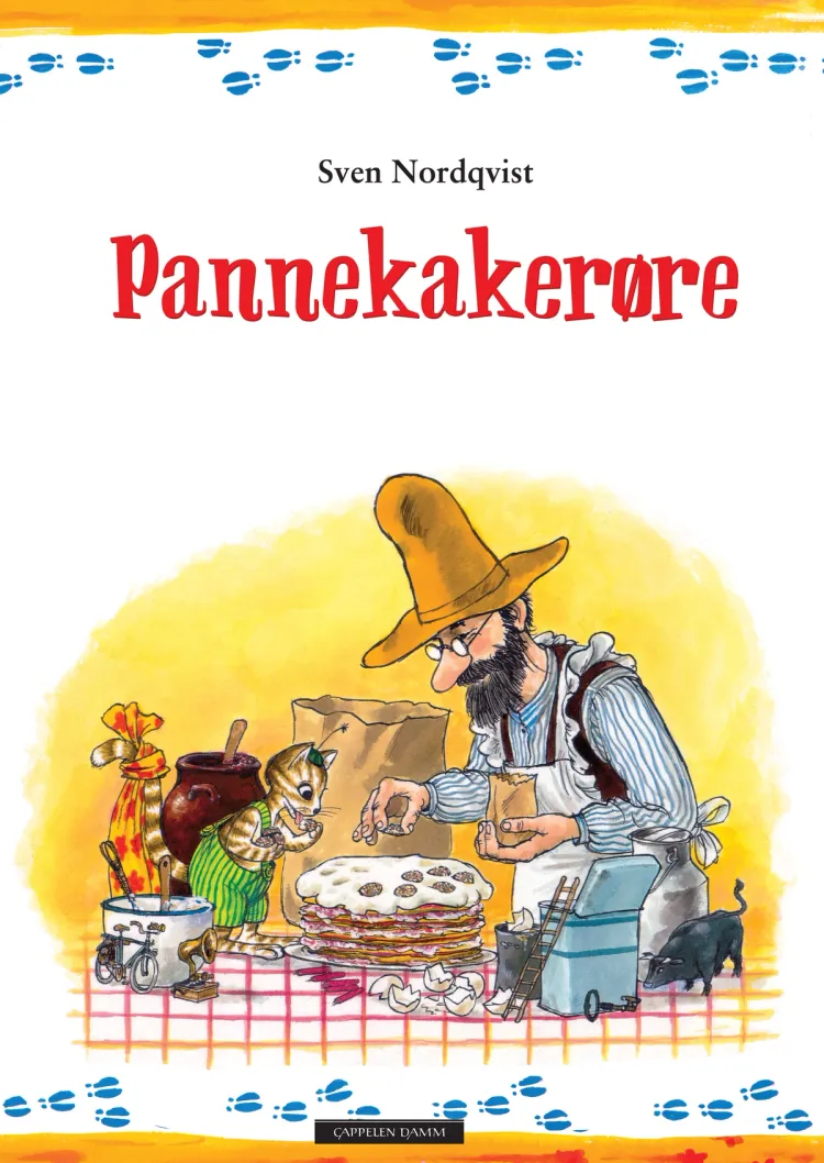 Omslag Gubben og katten - Pannekakerøre av Sven Nordqvist (Innbundet)