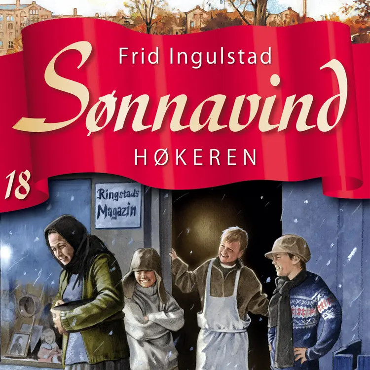 Omslag Høkeren av Frid Ingulstad (Lydbok)