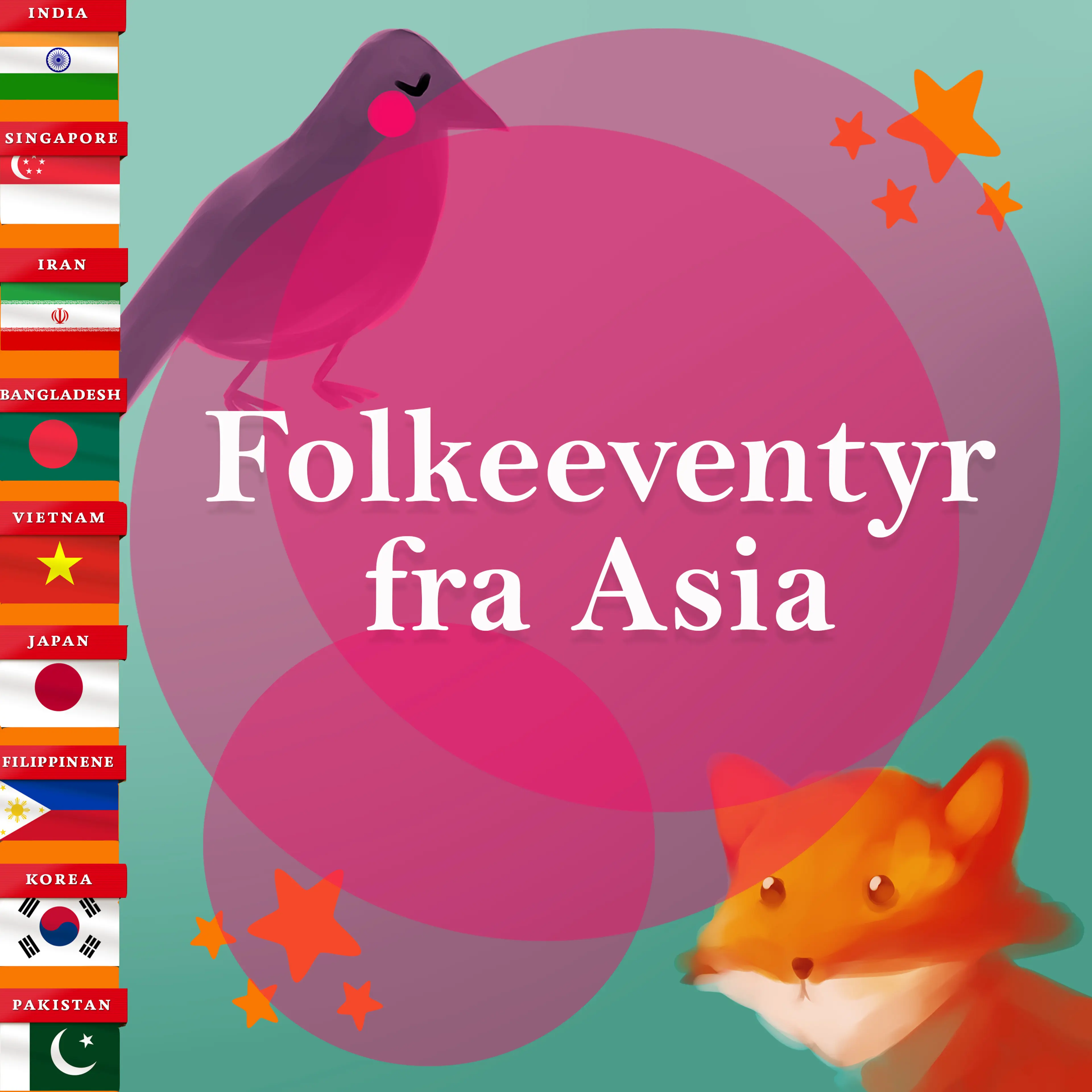 Omslag Folkeeventyr fra Asia av Flere (Lydbok)