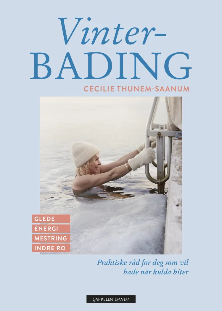 Omslag Vinterbading av Cecilie Thunem-Saanum (Innbundet)