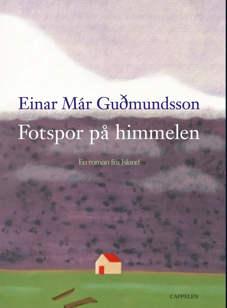 Omslag Fotspor på himmelen av Einar M. Gudmundsson (Innbundet)
