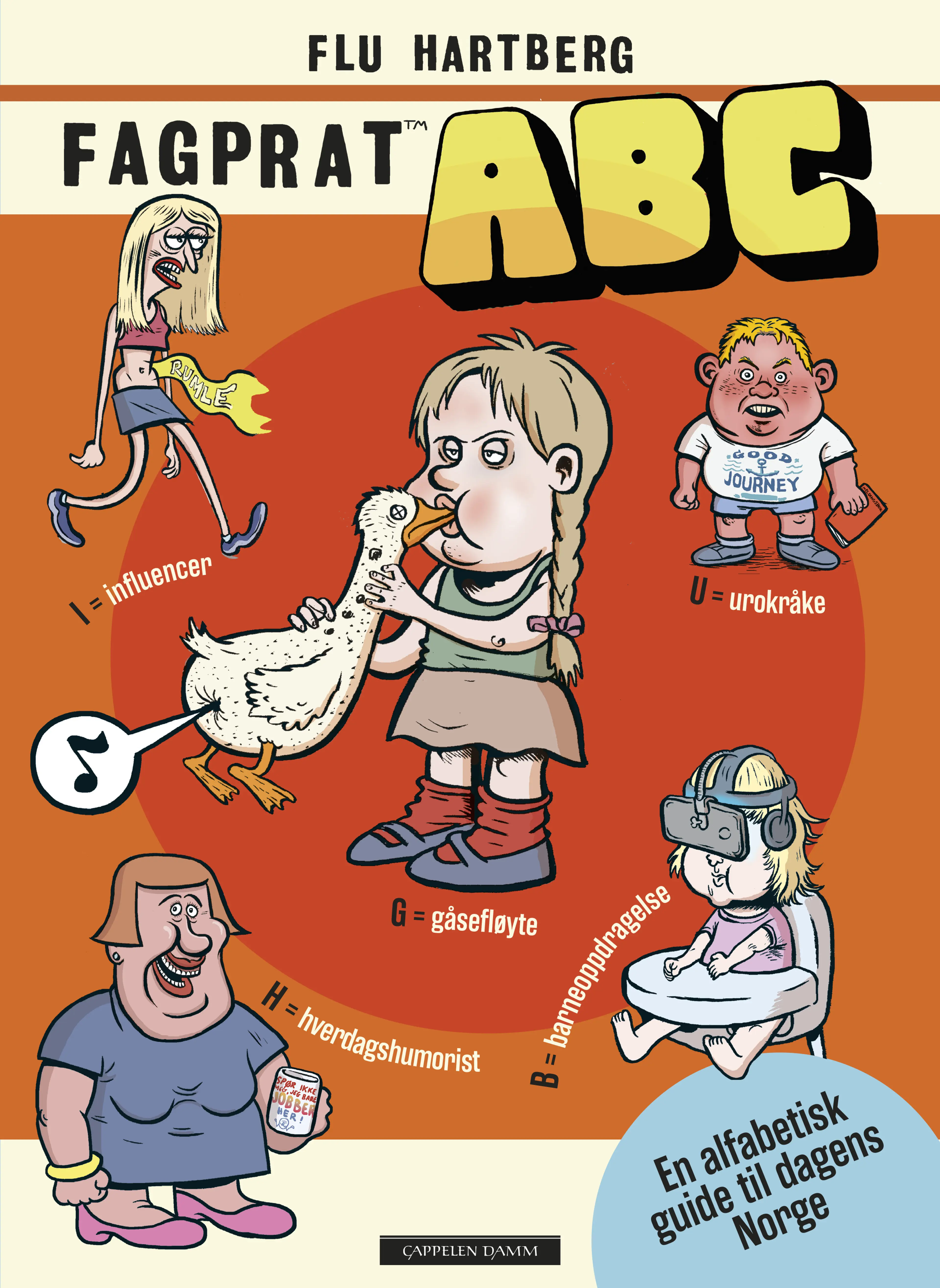 Omslag Fagprat ABC av Flu Hartberg (Innbundet)
