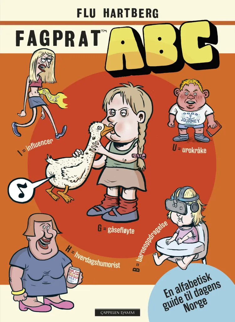 Omslag Fagprat ABC av Flu Hartberg (Innbundet)