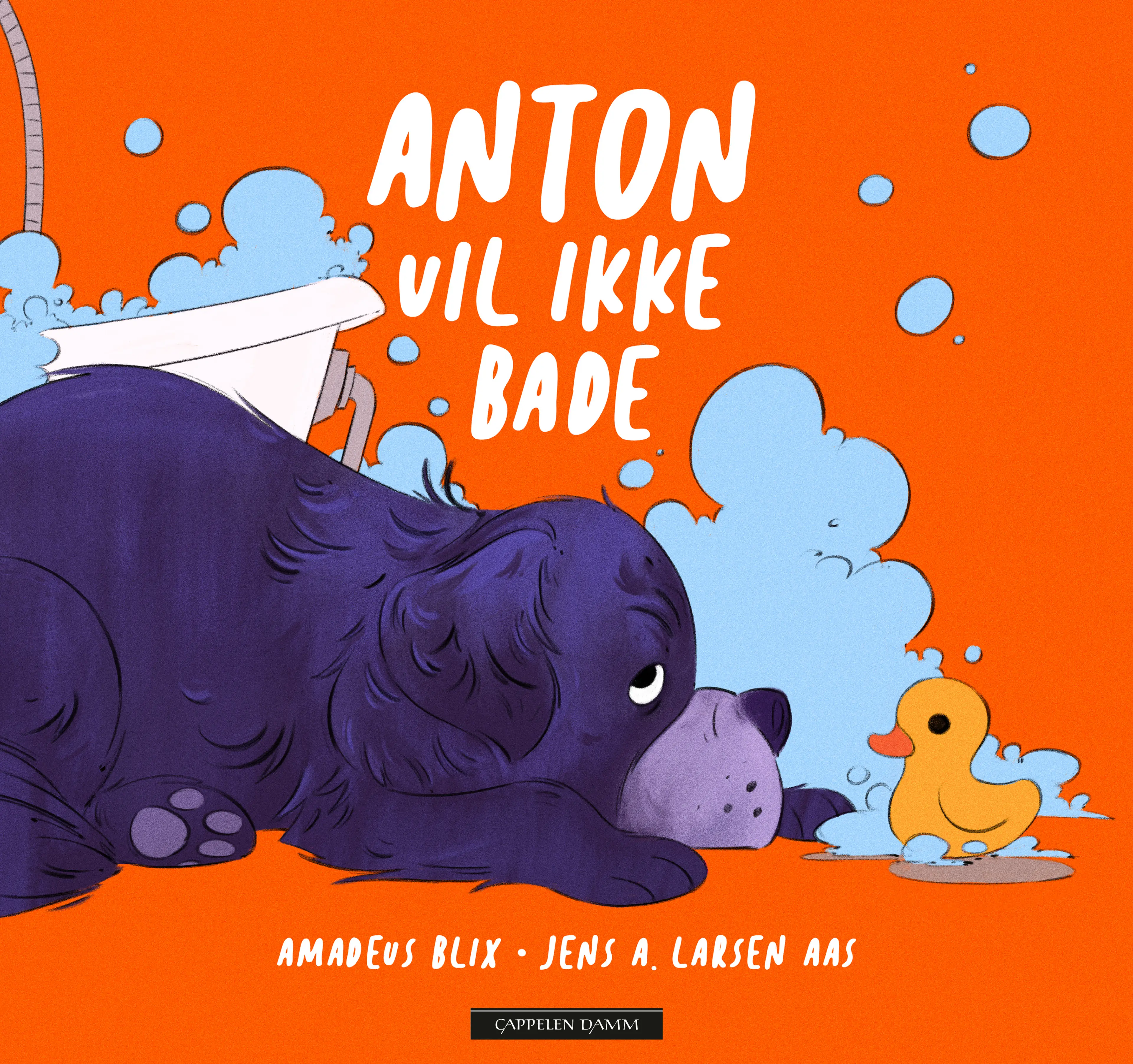 Omslag Anton vil ikke bade av Amadeus Blix og Jens A. Larsen Aas (Innbundet)