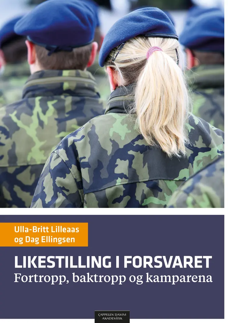 Omslag Likestilling i Forsvaret av Ulla-Britt Lilleaas og Dag Ellingsen (Heftet)