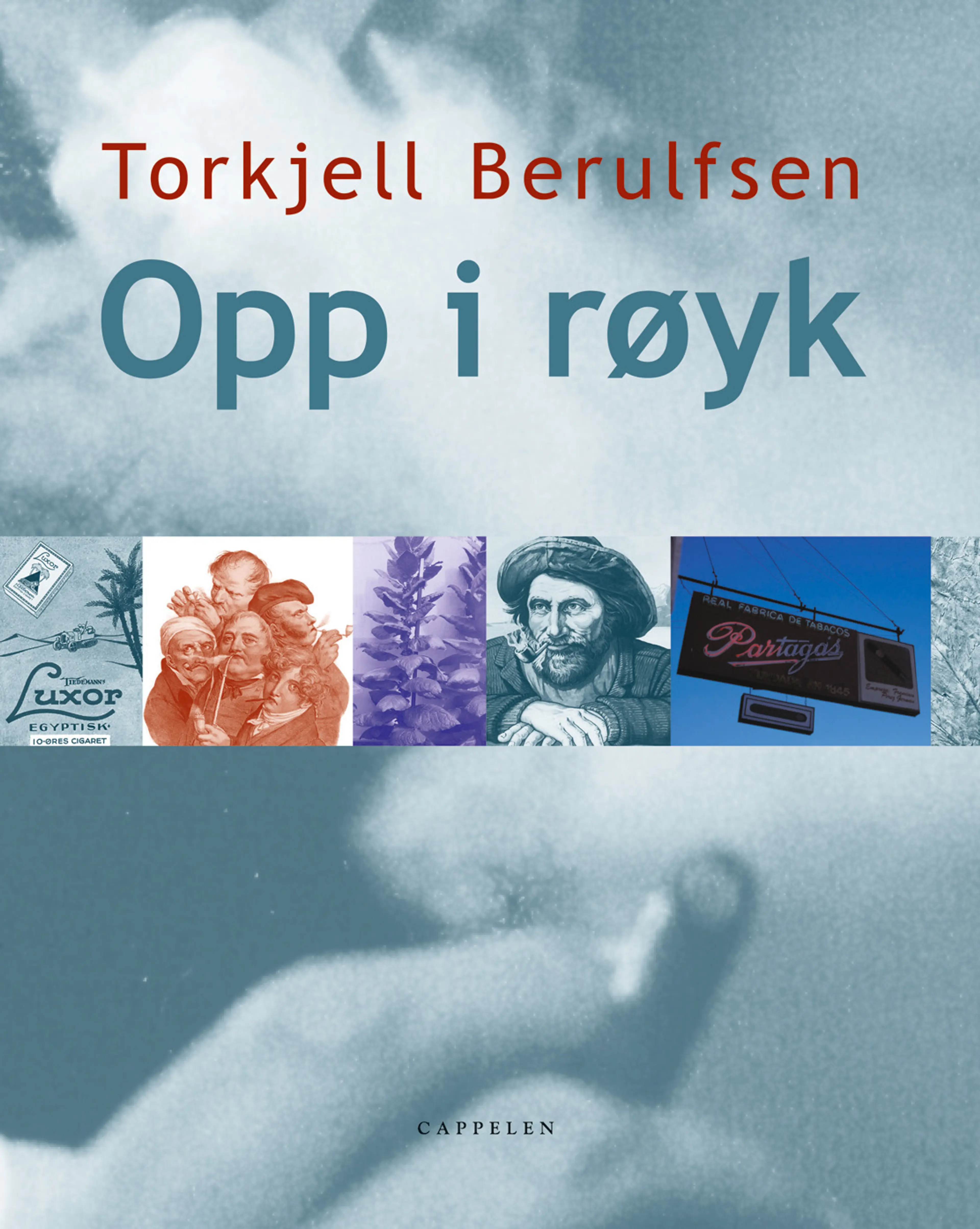 Omslag Opp i røyk av Torkjell Berulfsen (Innbundet)