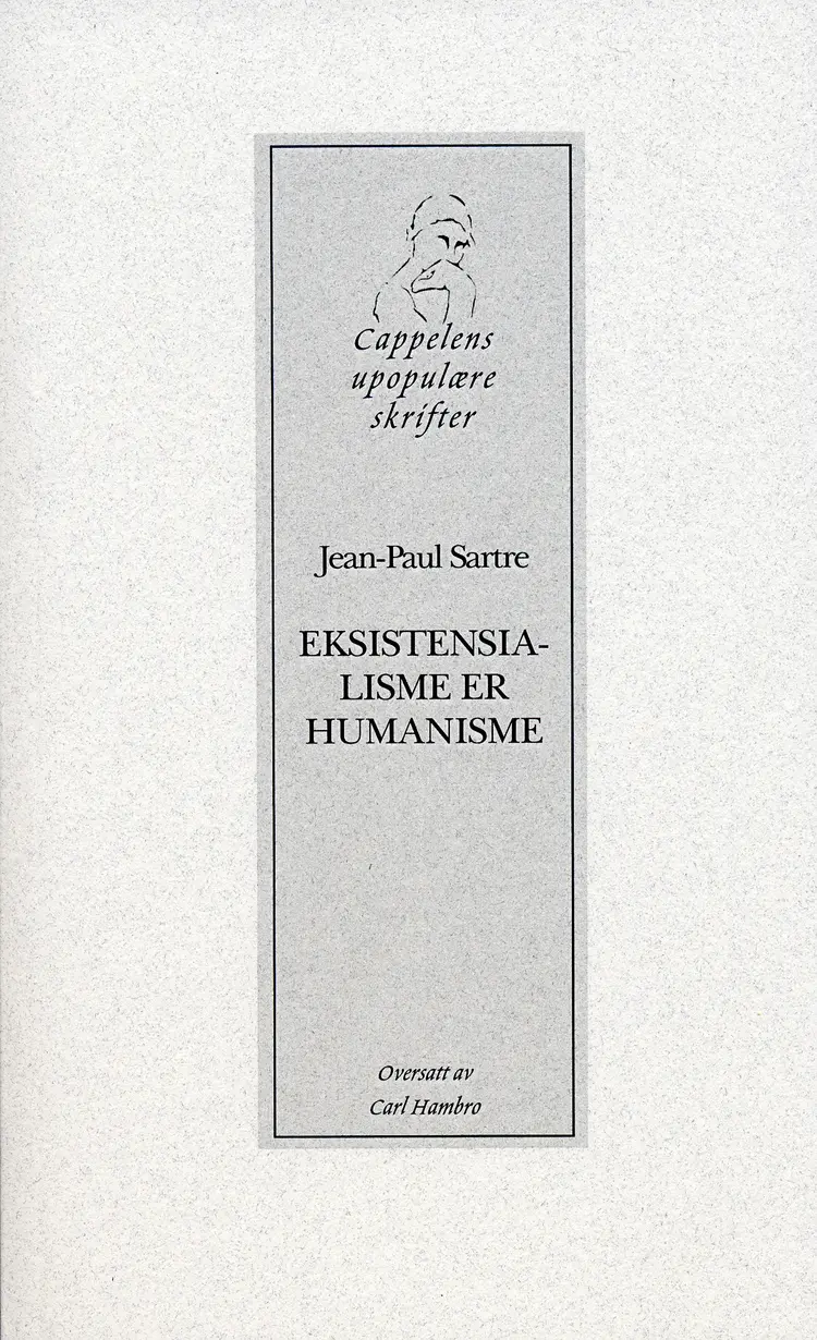 Omslag Eksistensialisme er humanisme av Jean-Paul Sartre (Heftet)