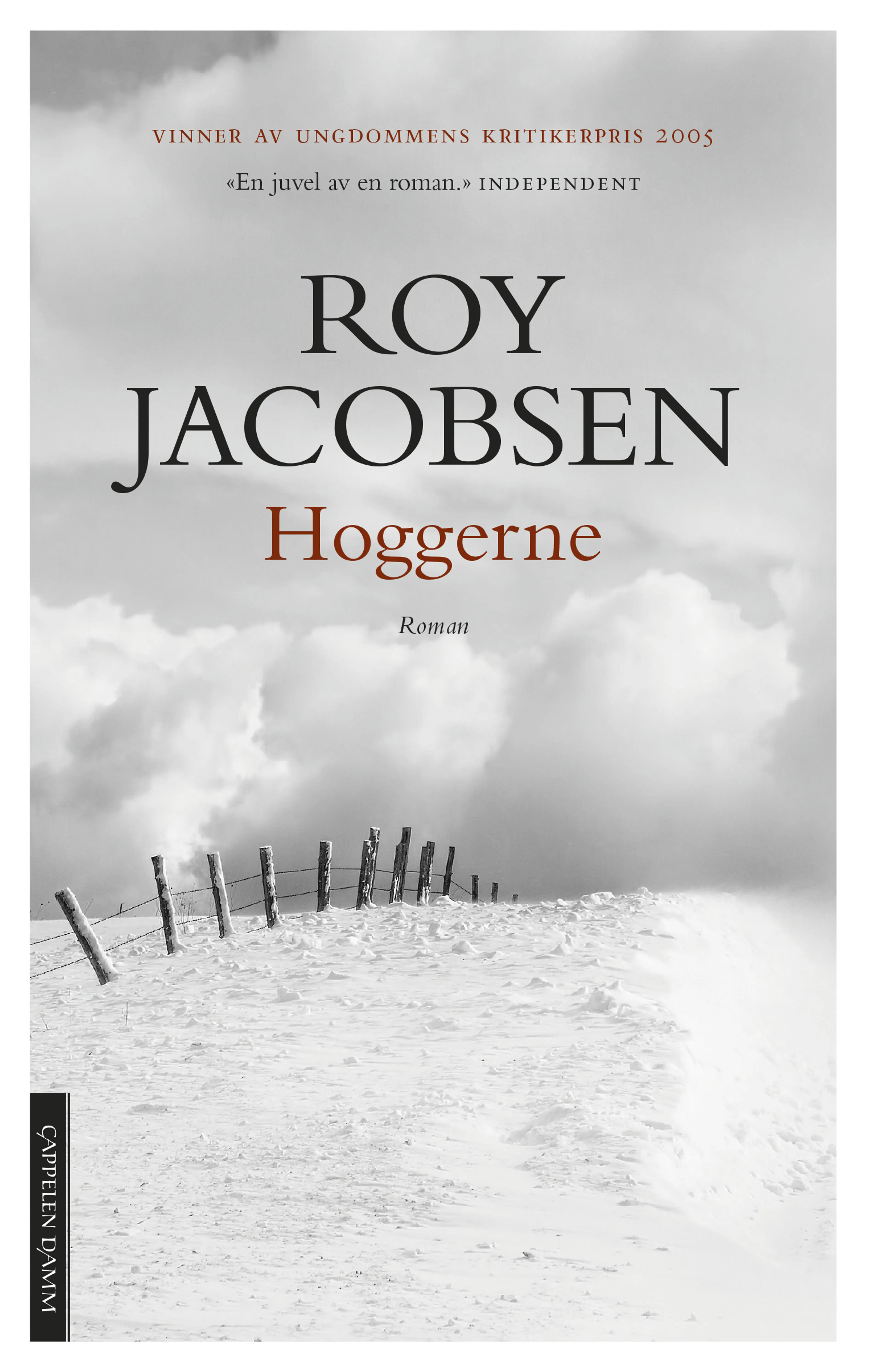 Omslag Hoggerne av Roy Jacobsen (Heftet)