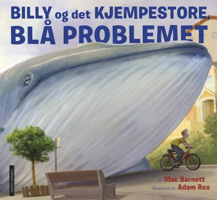 Omslag Billy og det kjempestore, blå problemet av Mac Barnett (Innbundet)