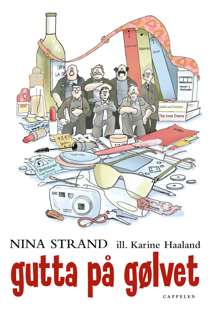 Omslag Gutta på gølvet av Nina Strand (Innbundet)