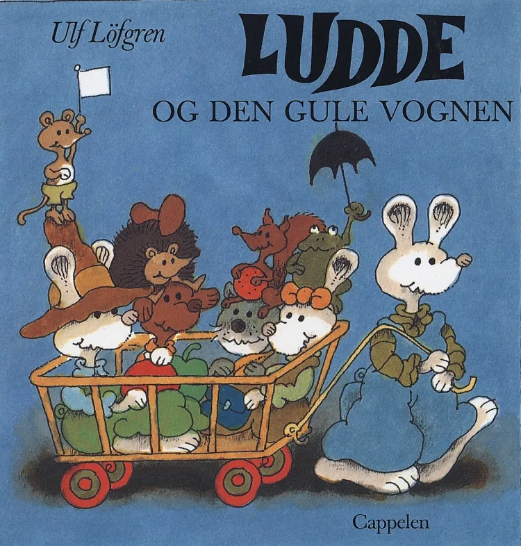 Omslag Ludde og den gule vognen av Ulf Löfgren (Innbundet)