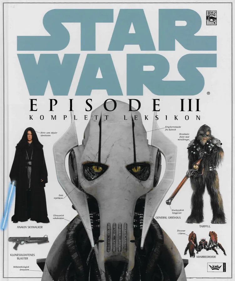 Omslag Star Wars Episode III (Innbundet)