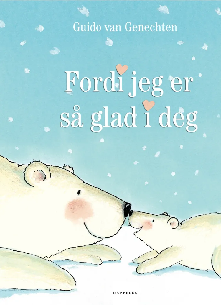 Omslag Fordi jeg er så glad i deg av Guido van Genechten (Innbundet)