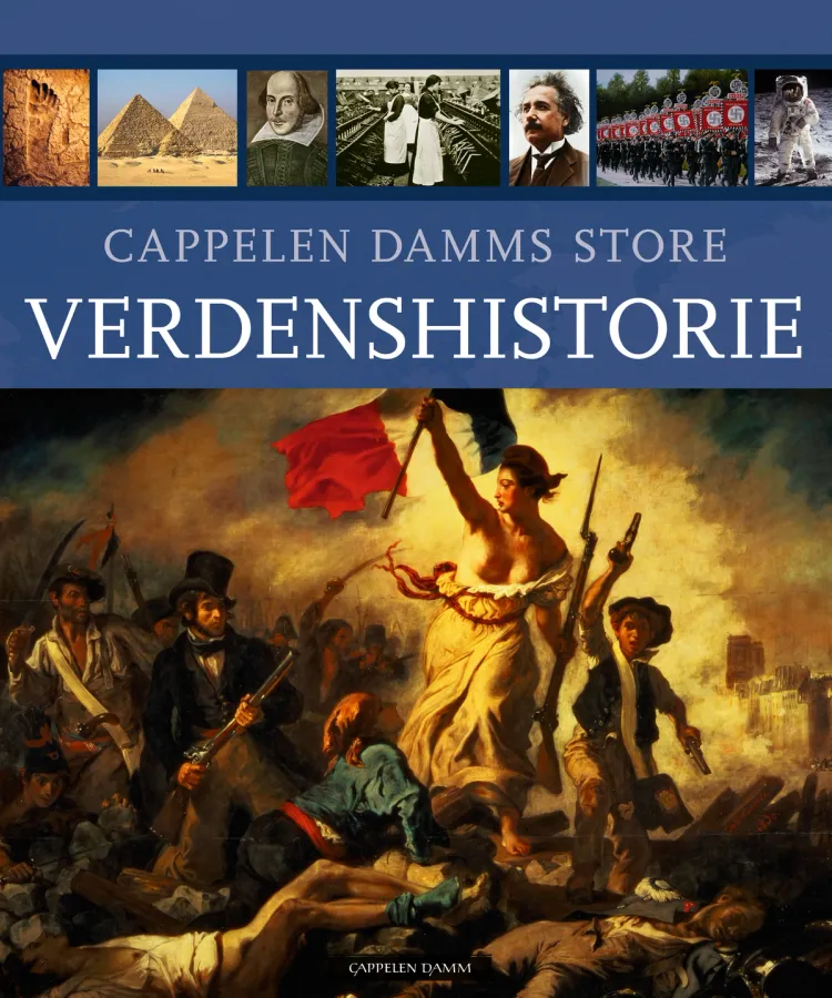 Omslag Cappelen Damms store verdenshistorie av Adam Hart-Davis (Innbundet)