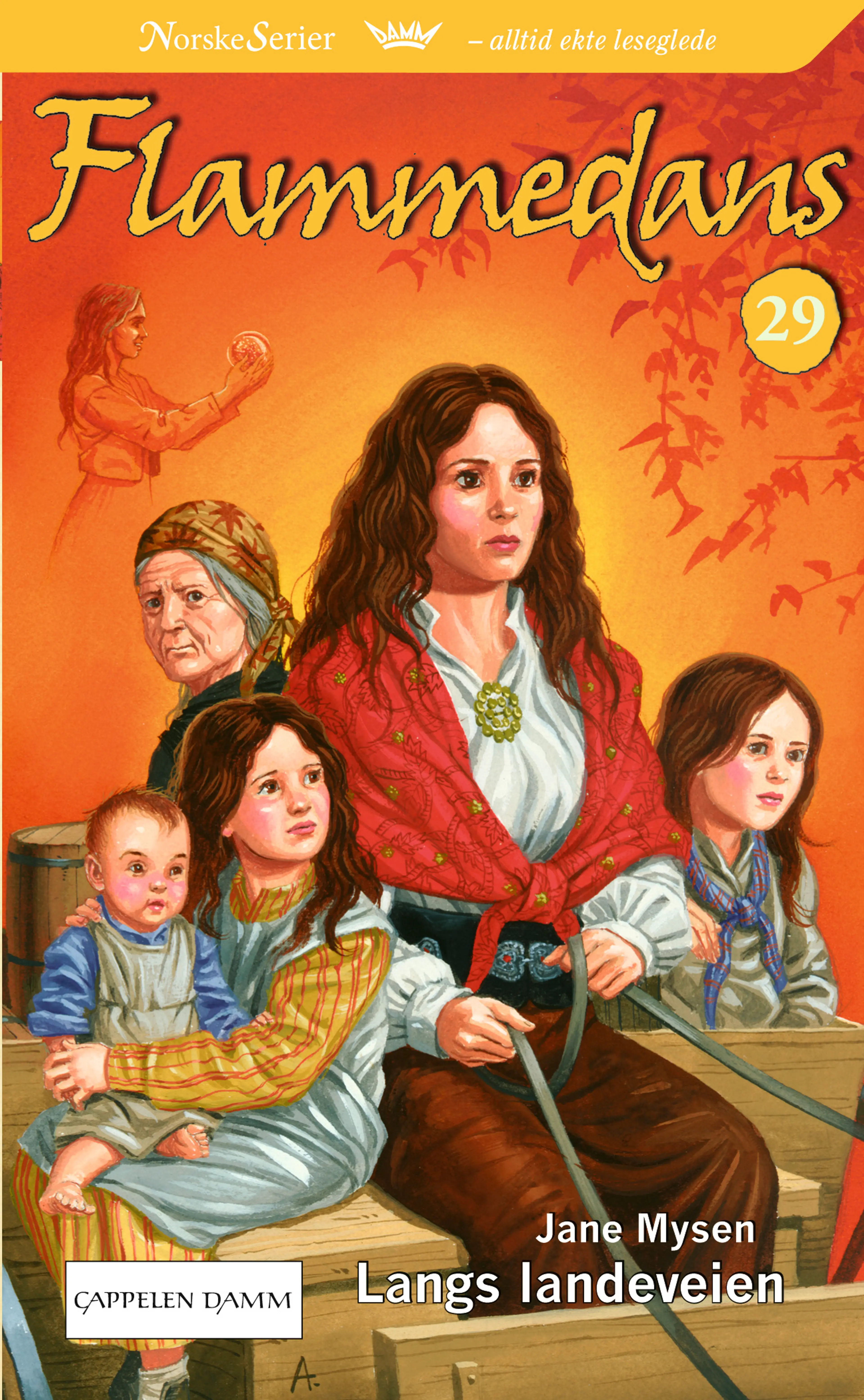 Omslag Langs landeveien av Jane Mysen (Ebok)