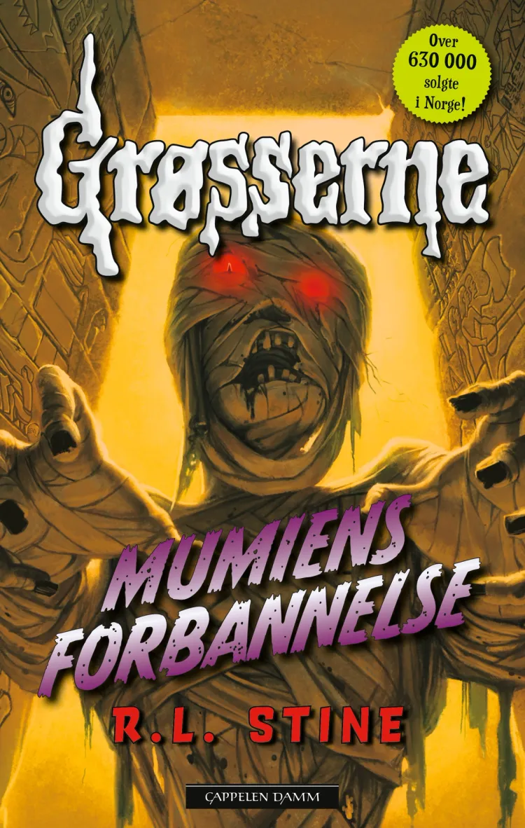 Omslag Grøsserne - Mumiens forbannelse av R.L. Stine (Ebok)