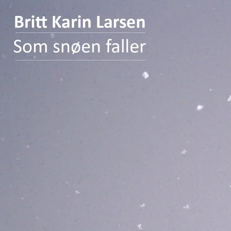 Omslag Som snøen faller av Britt Karin Larsen (Lydbok)