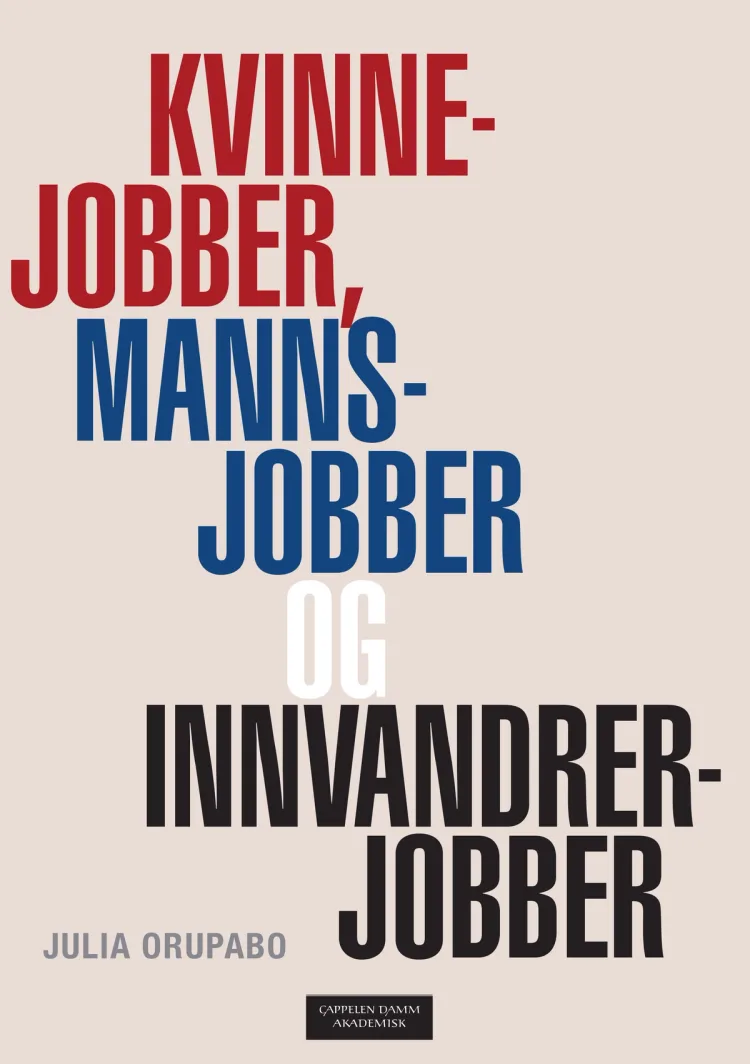 Omslag Kvinnejobber, mannsjobber og innvandrerjobber av Julia Orupabo (Heftet)