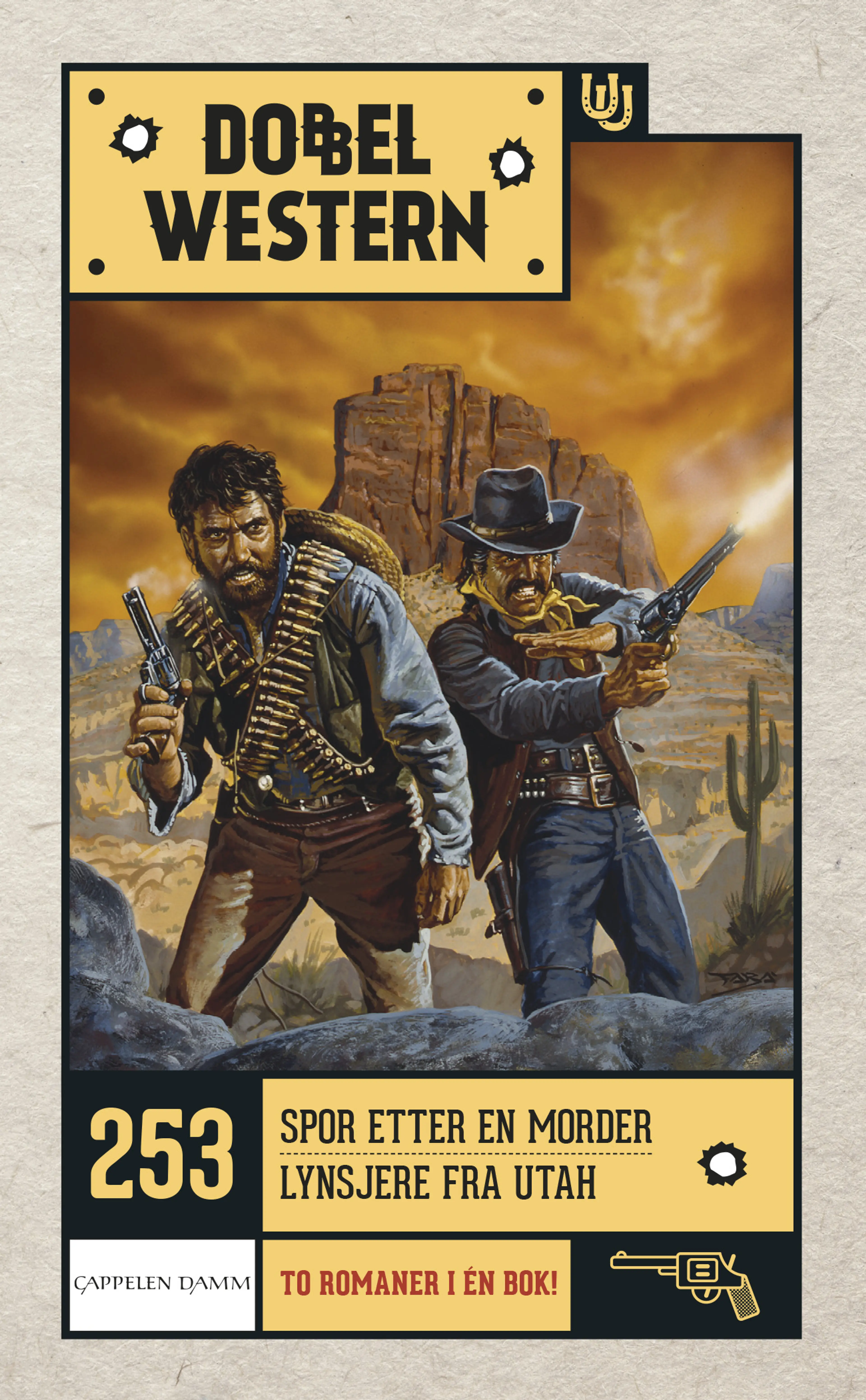 Omslag Spor etter en morder/Lynsjere fra Utah av Marshall Grover (Heftet)