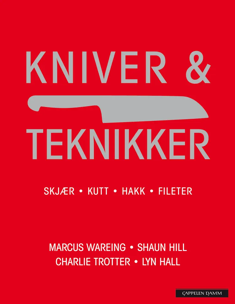 Omslag Kniver & teknikker av Marcus Waering m.fl. (Innbundet)