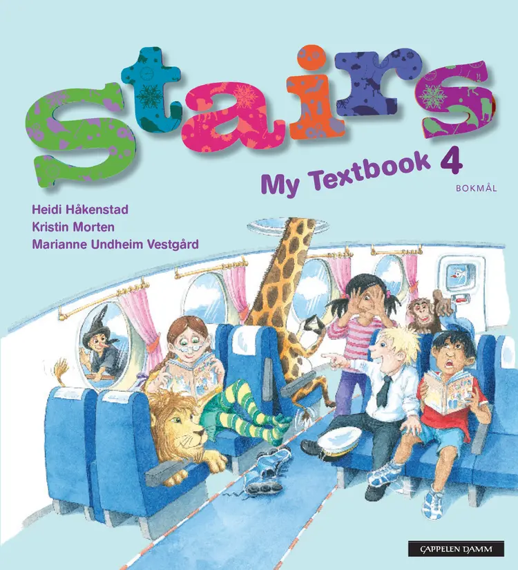 Omslag Stairs 4 Utgave 2 My Textbook av Heidi Håkenstad, Kristin Morten og Marianne Undheim Vestgård (Innbundet)